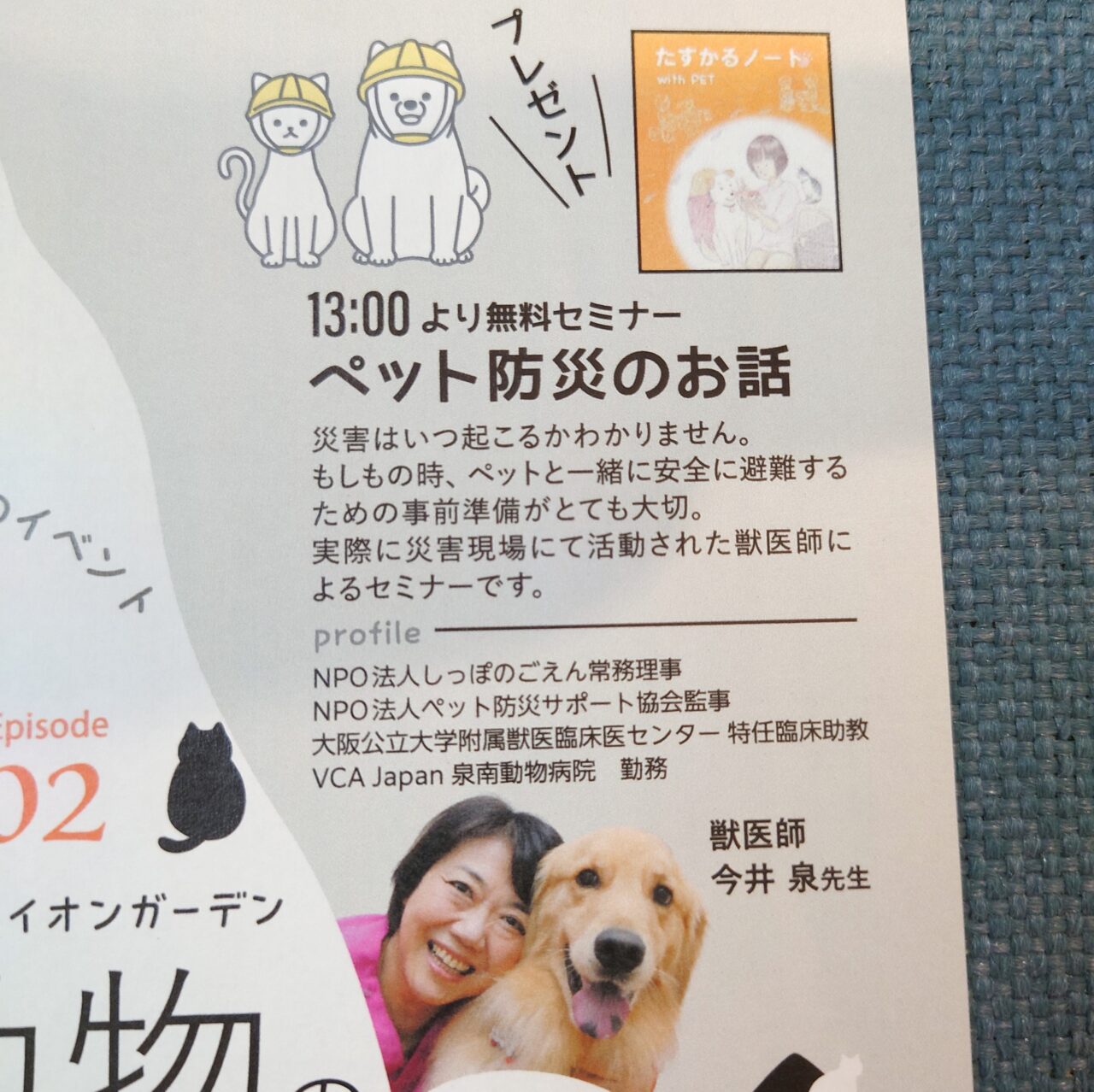 ヒトと動物のやさしい一日。