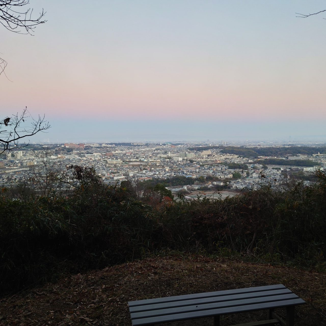 金胎寺山 初日の出
