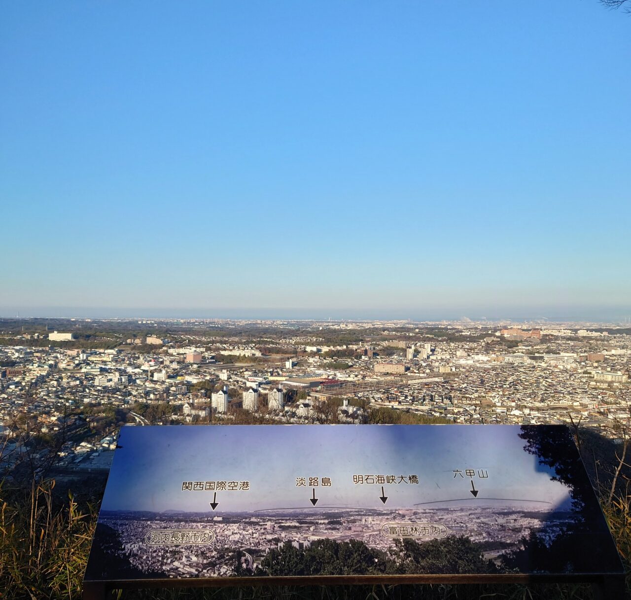 金胎寺山 初日の出