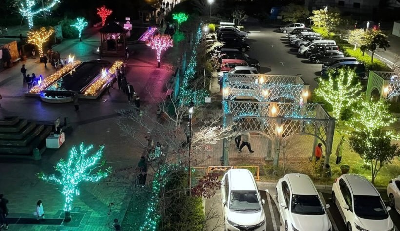 寺ケ池公園イルミネーション2025