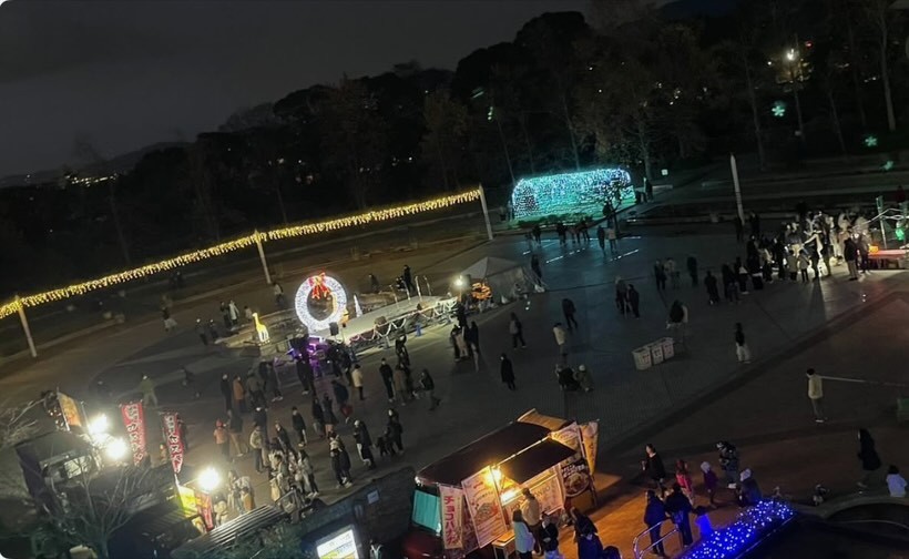 寺ケ池公園イルミネーション2025