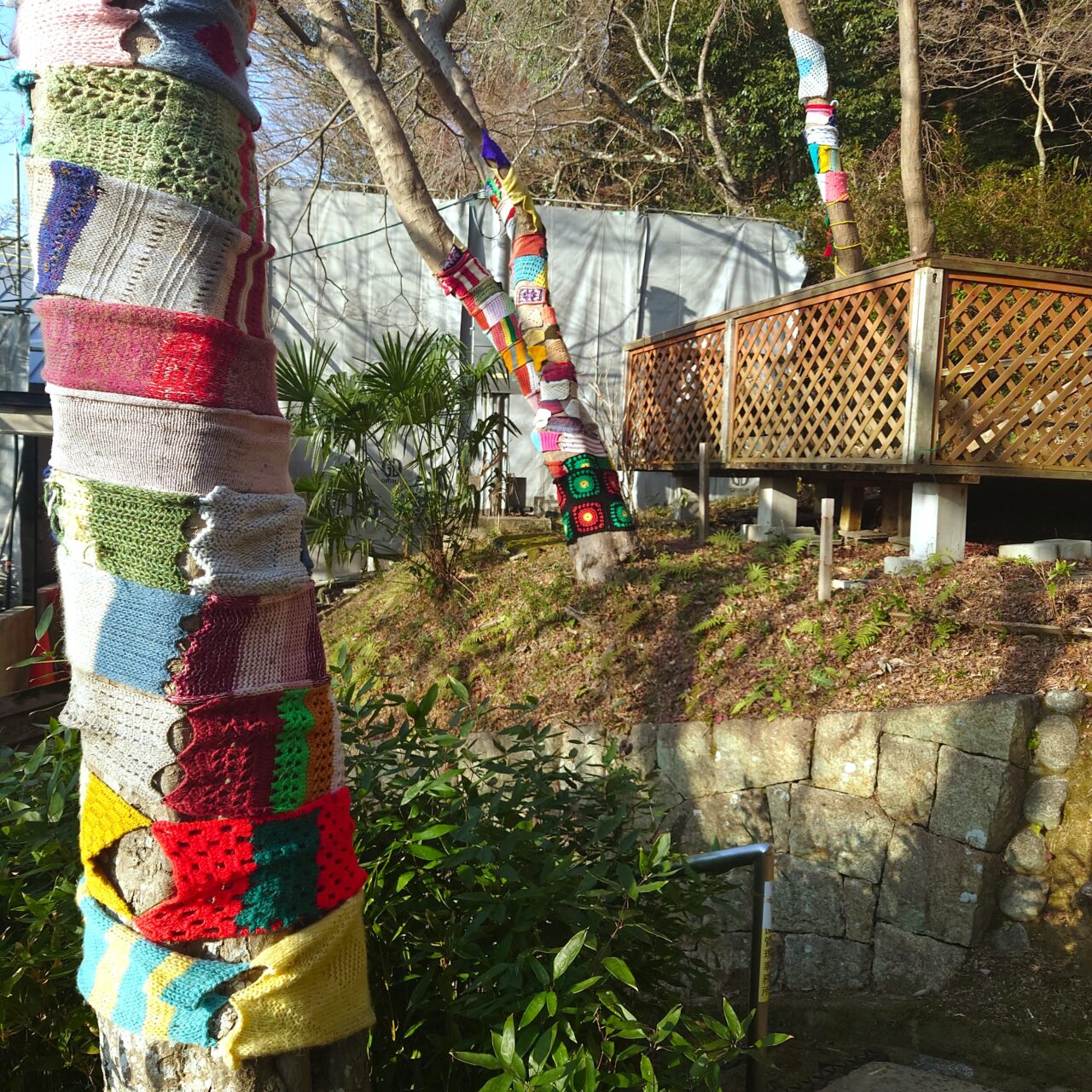 奥河内さくら公園 ヤーンボミング＆モルック大会