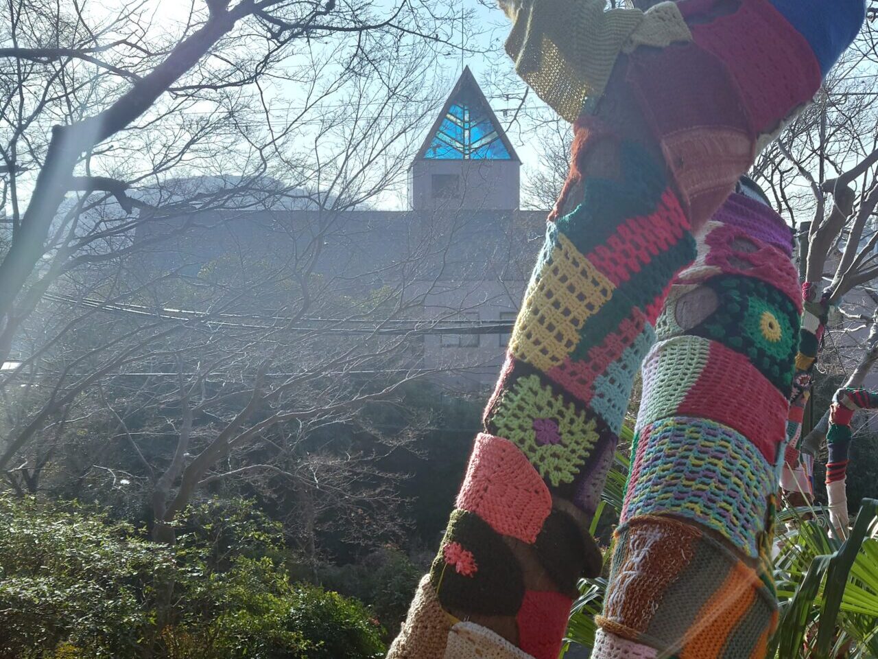 奥河内さくら公園 ヤーンボミング＆モルック大会