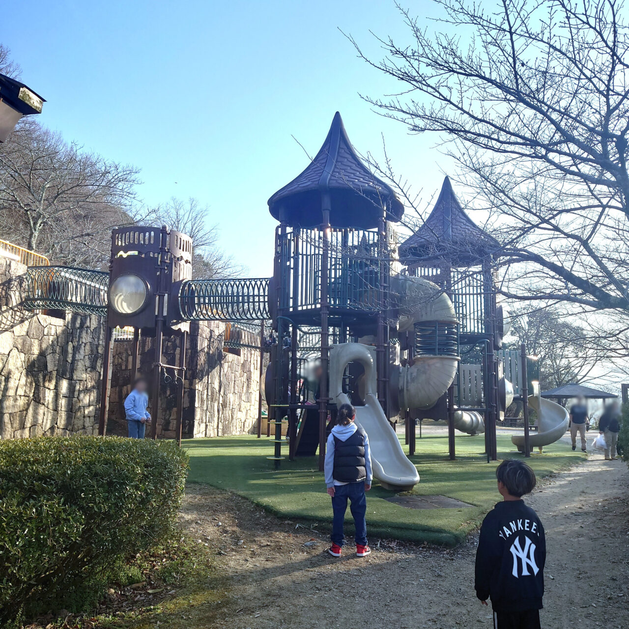 奥河内さくら公園 ヤーンボミング＆モルック大会