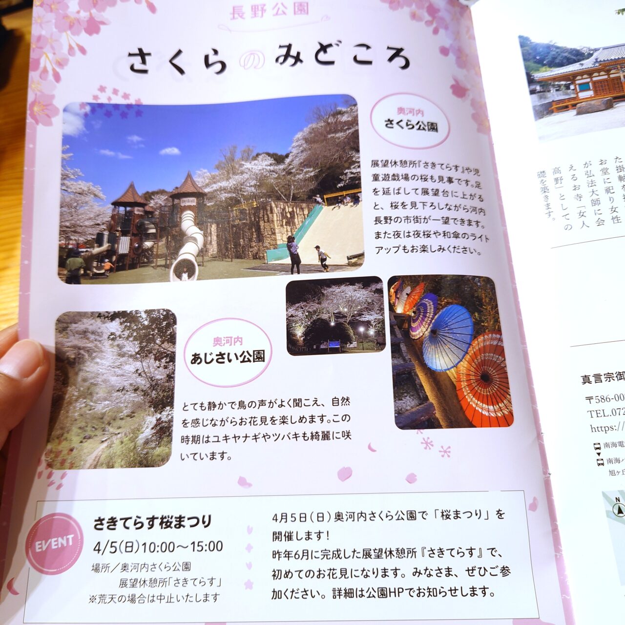 公園散歩ながの春号