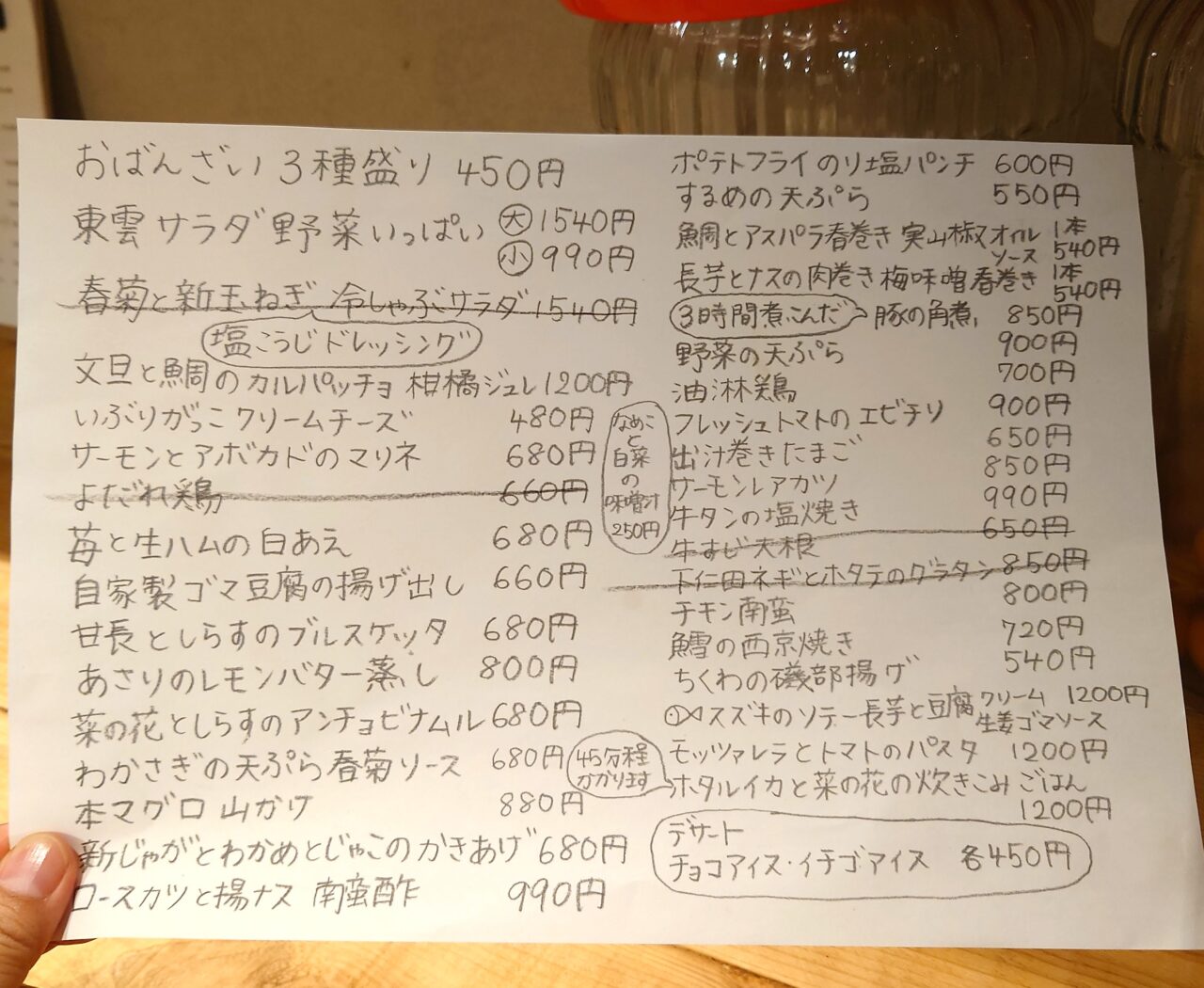 東雲しょくどう